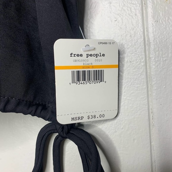 Intimately Free People Blouson Brami Black Cami extra small NEW WITH TAGS - Picture 10 of 14